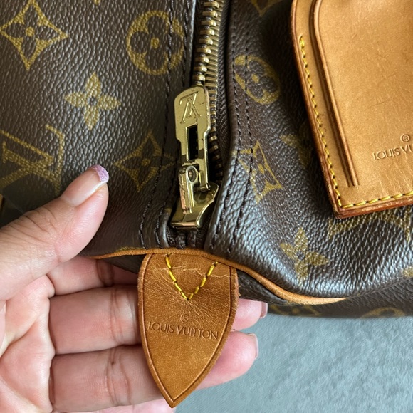 LOUIS VUITTON Monogram Keepall 55 Boston Bag M41424 LV Auth 44552 - Picture 5 of 16